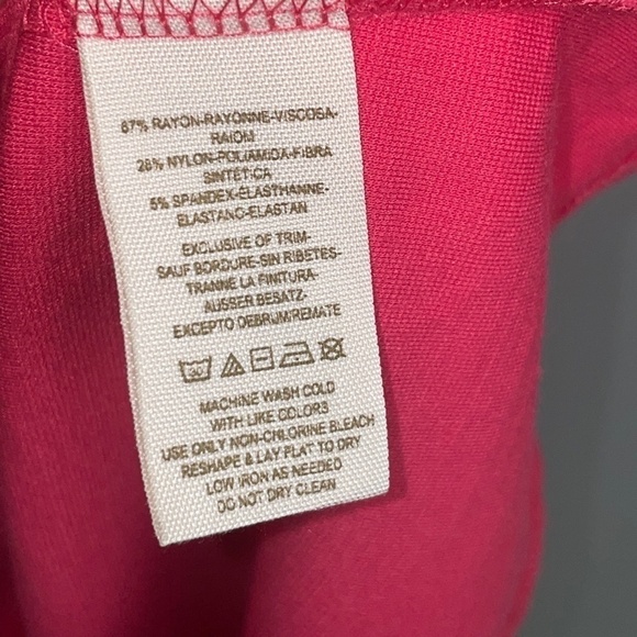 EUC Free People Pink Raspberry Embroidered Garden Sleeve Dress Size Small - Picture 6 of 9